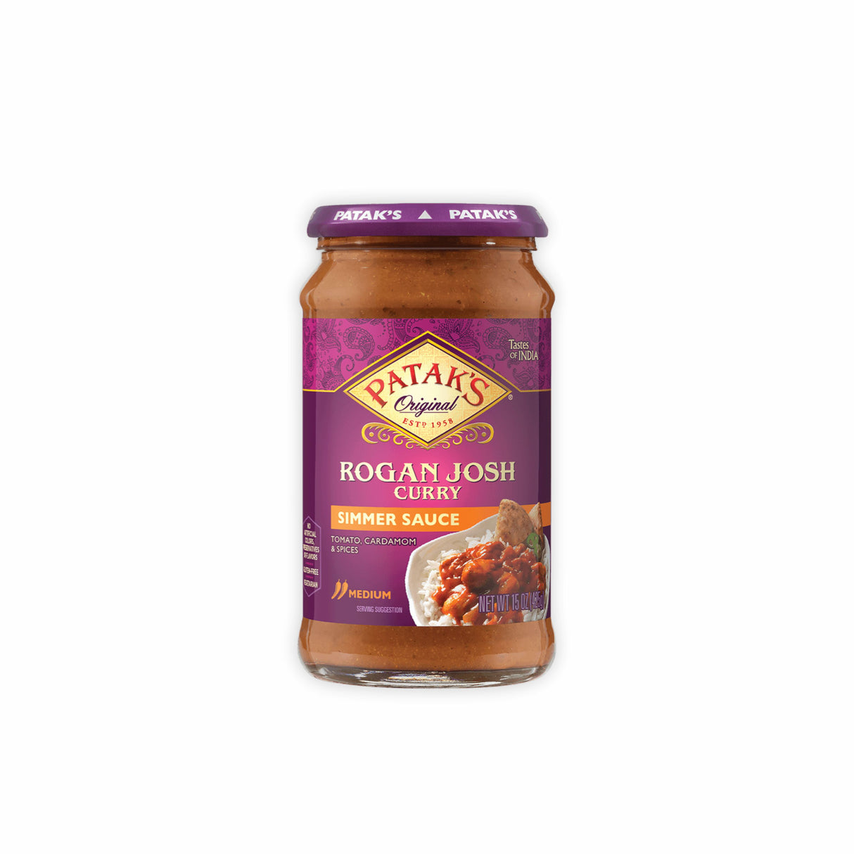 PATAK'S ROGAN JOSH CURRY SAUCE