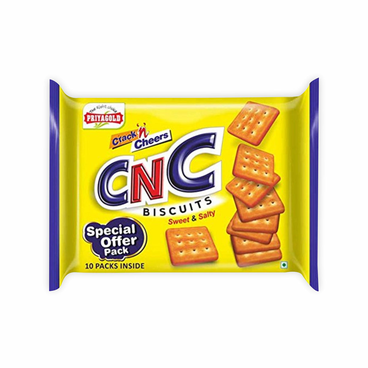 PRIYAGOLD CRACK N CHEERS BISCUITS SWEER & SALTY PACK OF 10