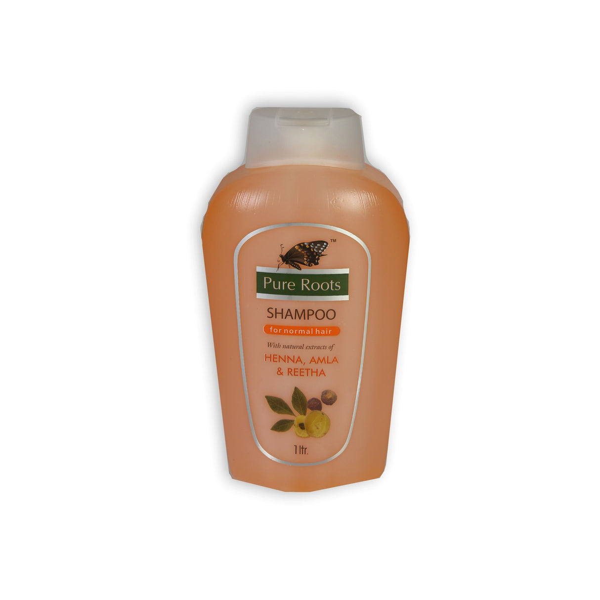 PURE ROOTS HENNA, AMLA & REETHA SHAMPOO 1LTR