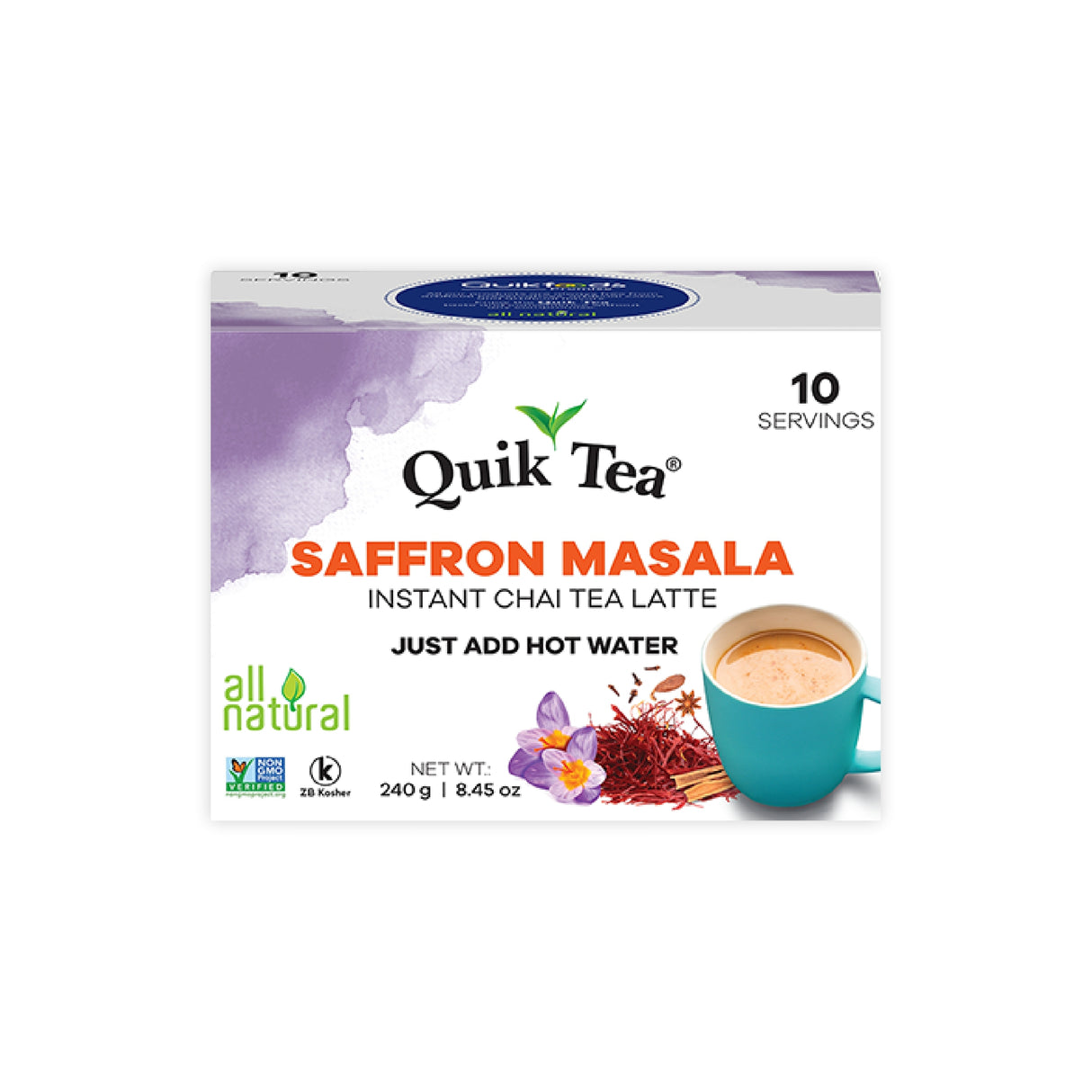 QUIK TEA SAFFRON MASALA 10 SACHETS