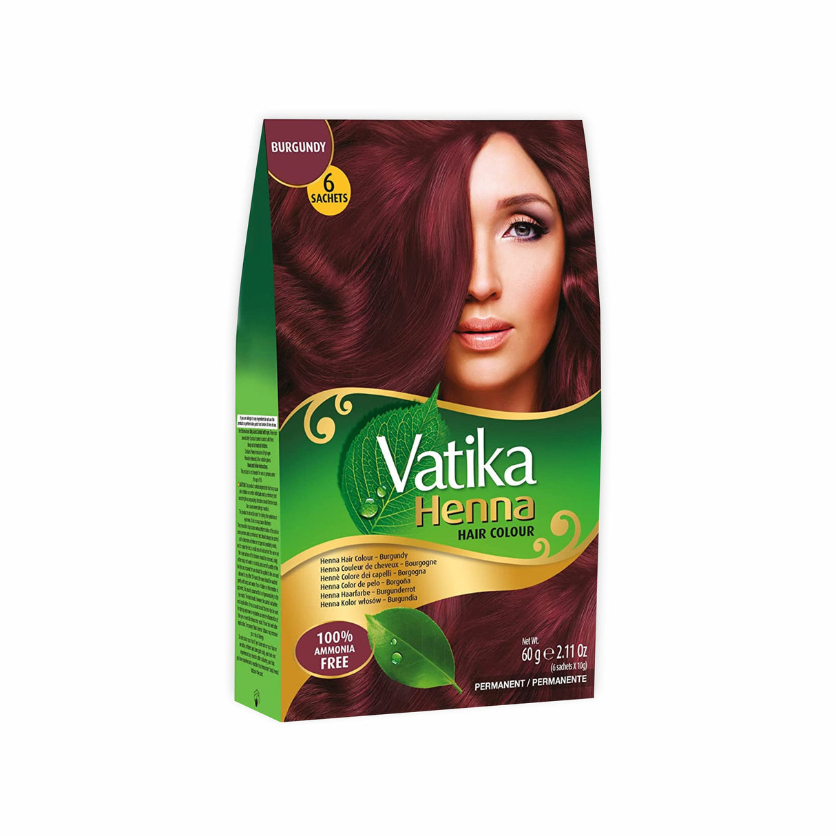 VATIKA HENNA HAIR COLOR BURGUNDY