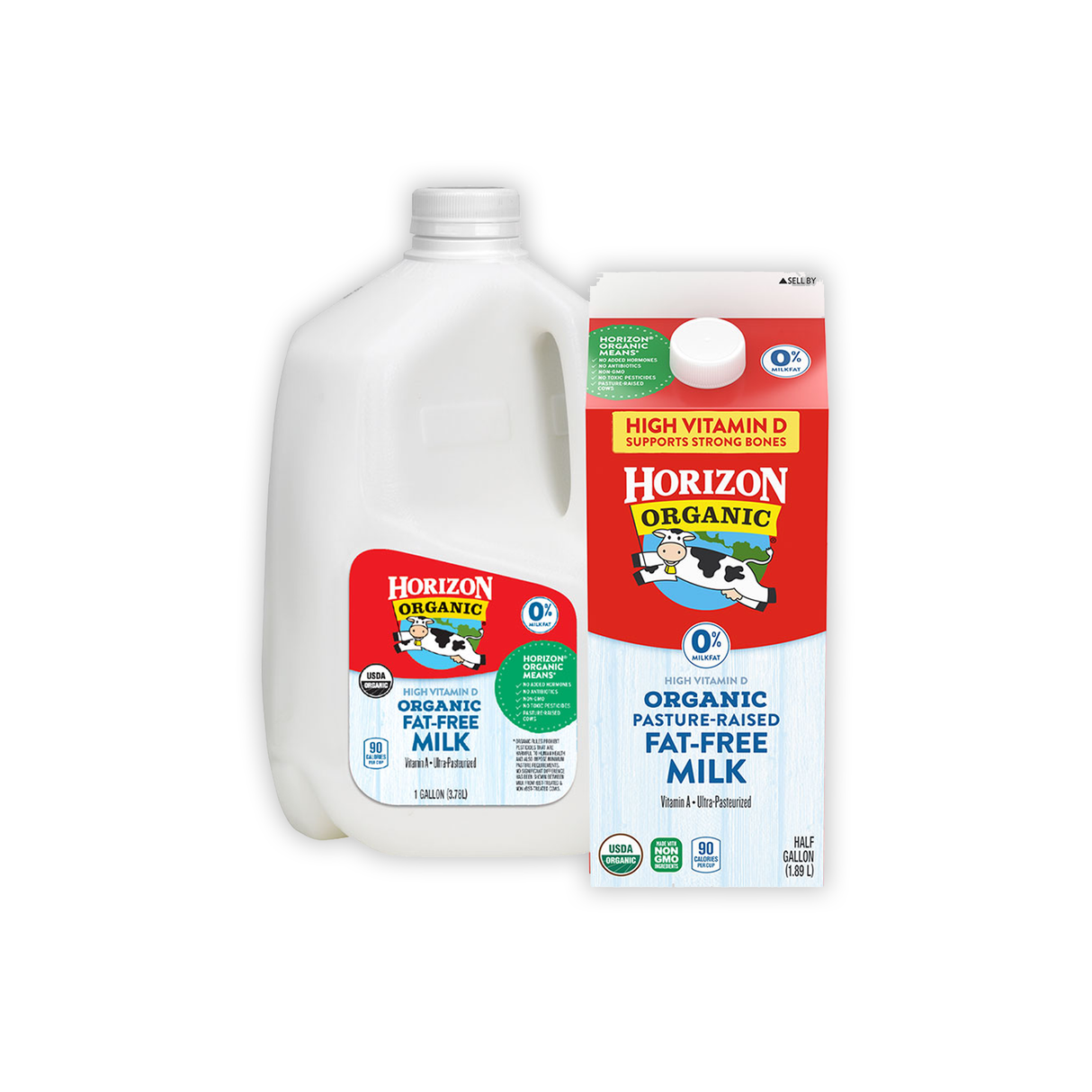 HORIZON ORG PASTURE-RAISED MILK - 1/2 GALLON