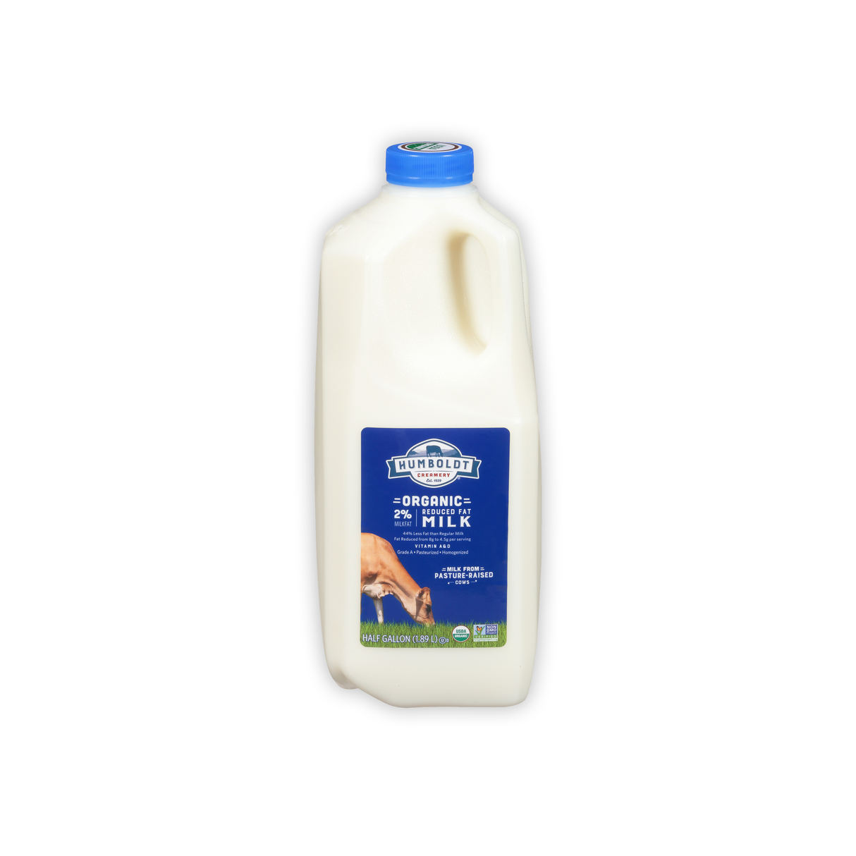 HUMBOLDT ORGANIC REDUCED MILK 2% MILK FAT 1 GALLON