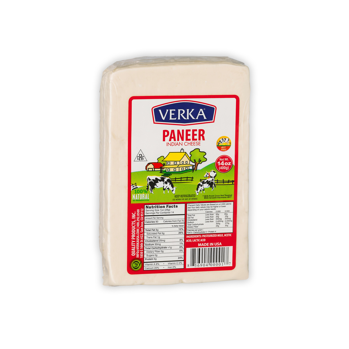 VERKA PANEER (INDIAN CHEESE)