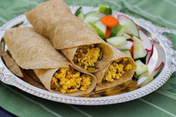 Brunch Idea: Paneer Bhurji Wrap