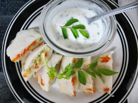 Healthy Breakfast: Idli Sandwich