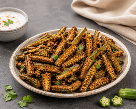Indian Snacks: Kurkuri Bhindi Chips