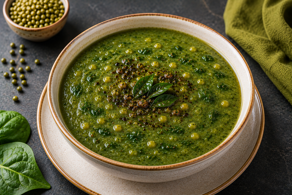 Healthy Recipe: Moong Dal Palak Soup