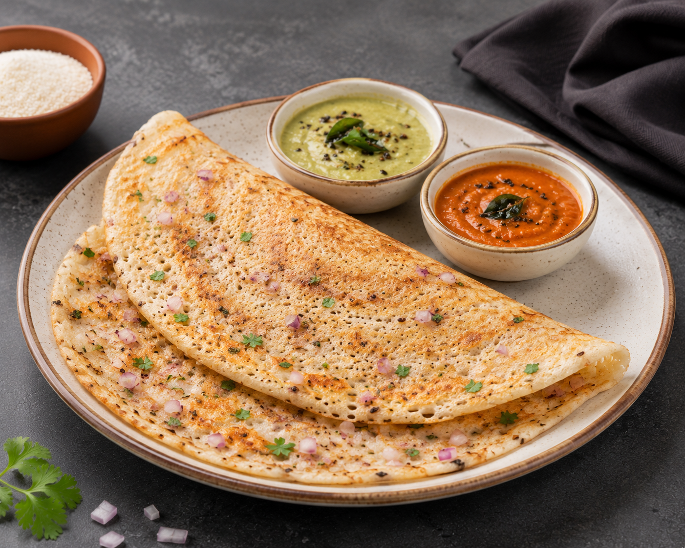 Brunch Idea: Onion Rava Dosa