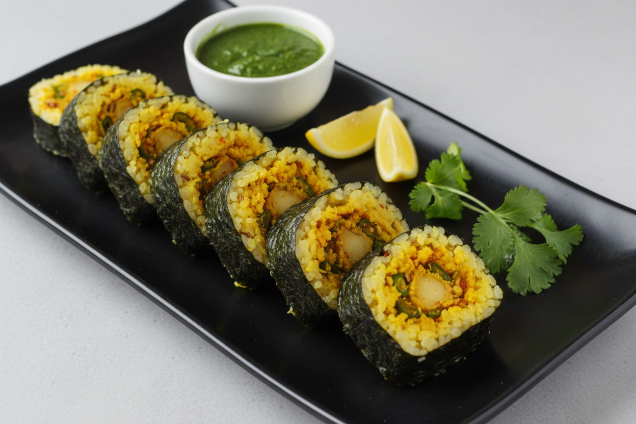 Indian Snacks: Chana Dal Sushi