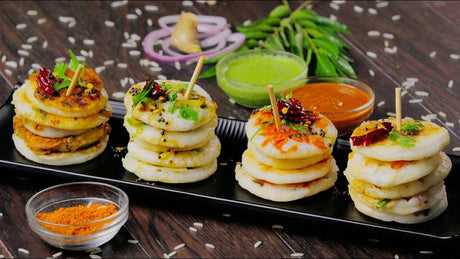 Indian Snack Idea: Mini Uthappam Bites