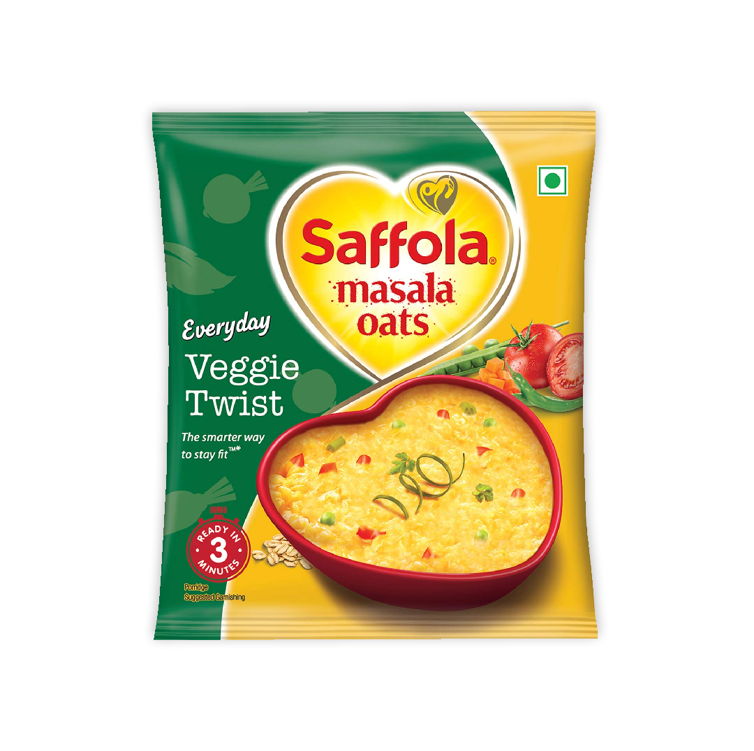 SAFFOLA MASALA  VEGGIE TWIST OATS