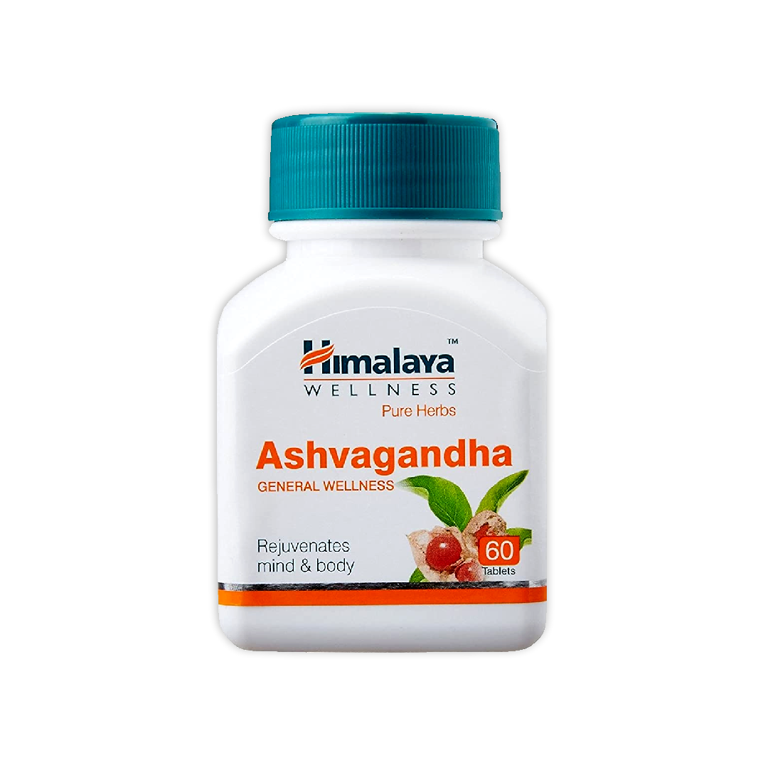 HIMALAYA ASHVAGANDHA HERBAL SUPPLEMENT 60 TABLETS