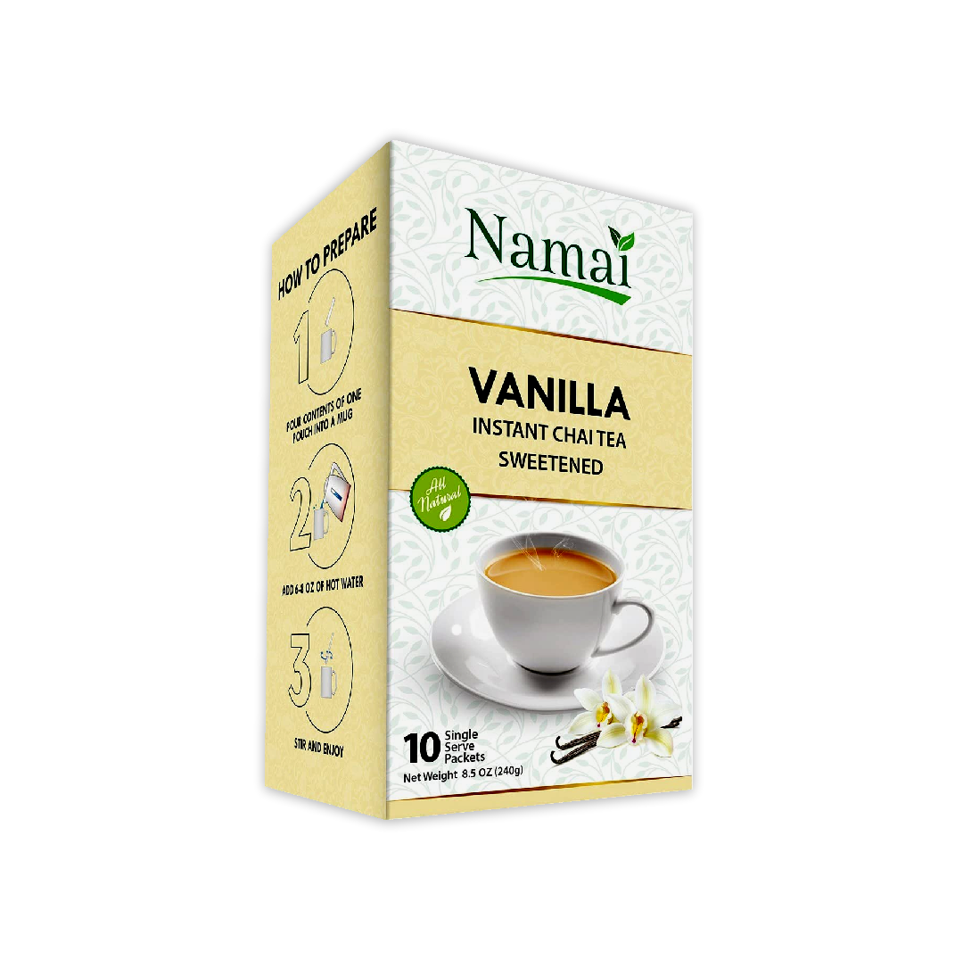 NAMAI VANILLA INSTANT CHAI TEA SWEETENED