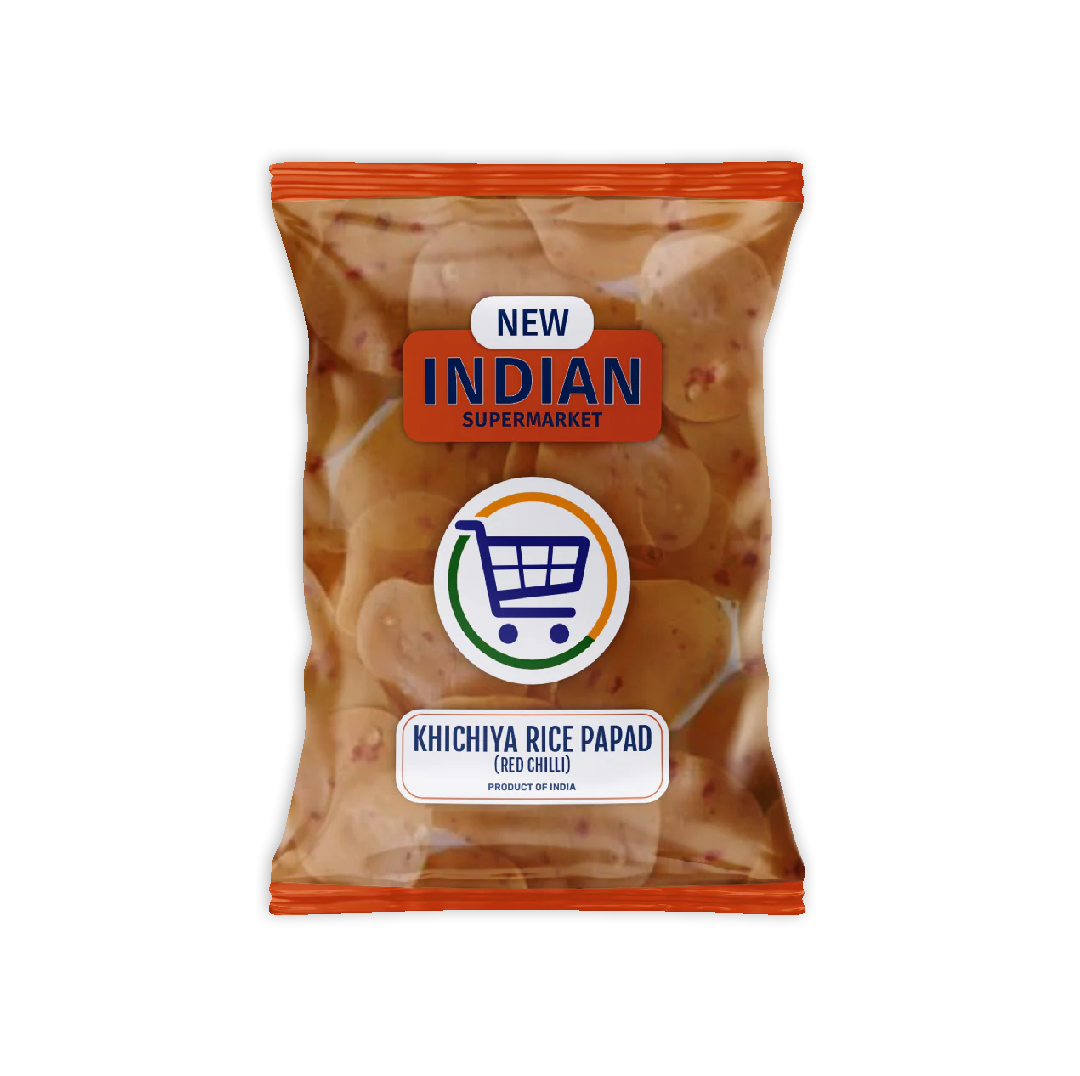 KHICHIYA RICE (RED CHILLI) PAPAD BY NEW INDIAN SUPERMARKET