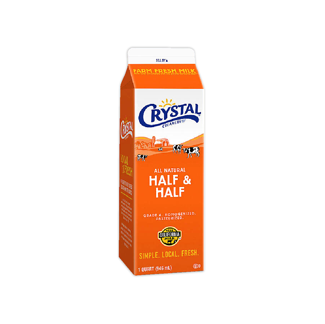 CRYSTAL HALF & HALF