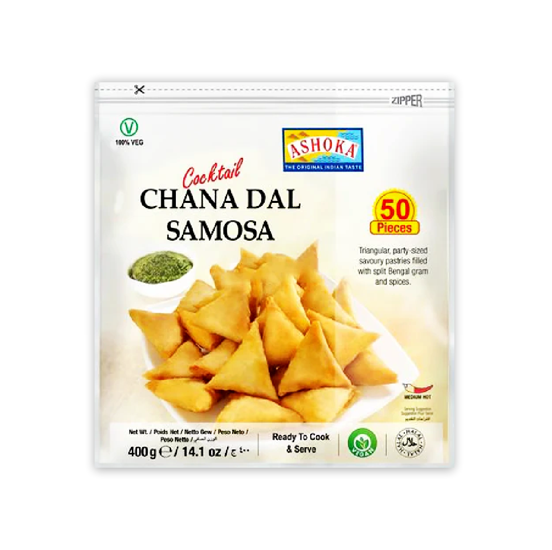 ASHOKA COCKTAIL CHANA DAL SAMOSA 50PCS