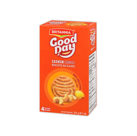 BRITANNIA GOOD DAY CASHEW COOKIES