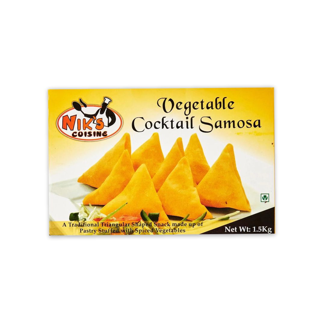 NIKS CUISINE VEGETABLE COCKTAIL SAMOSA – New Indian Supermarket, Tracy