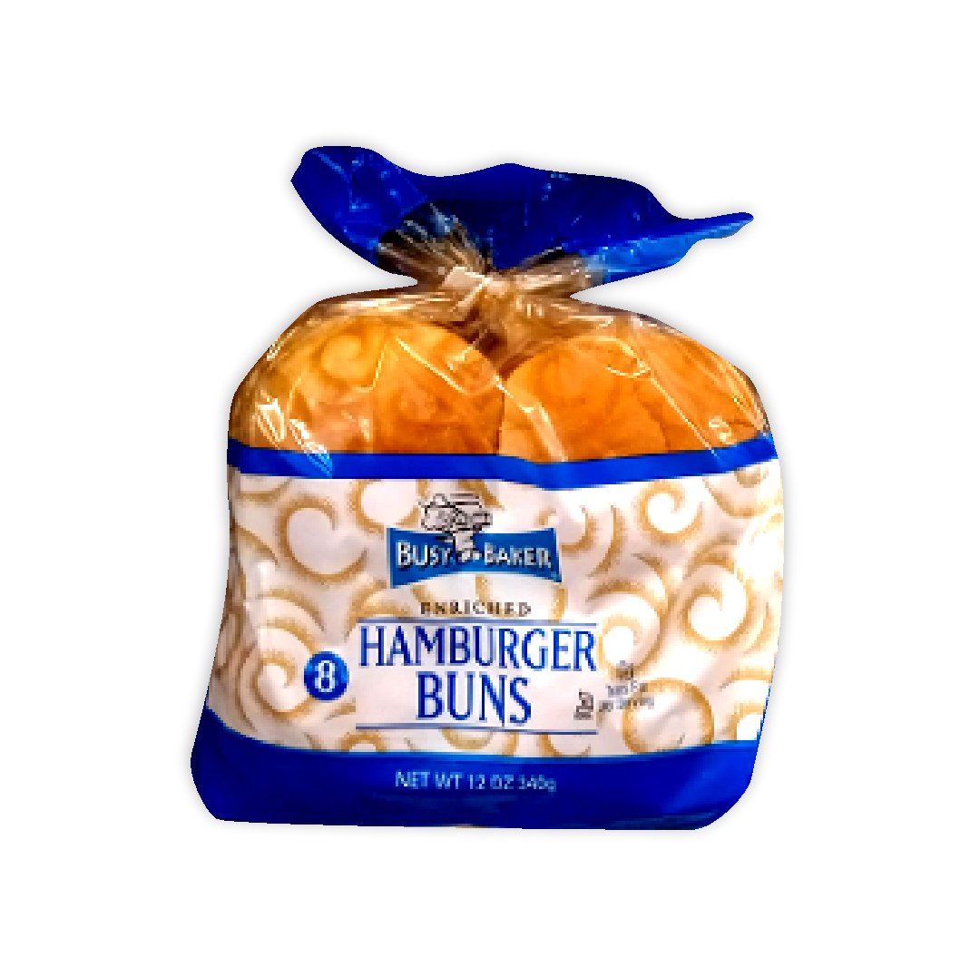 BUSY BAKERS HAMBURGER BUNS 8PCS