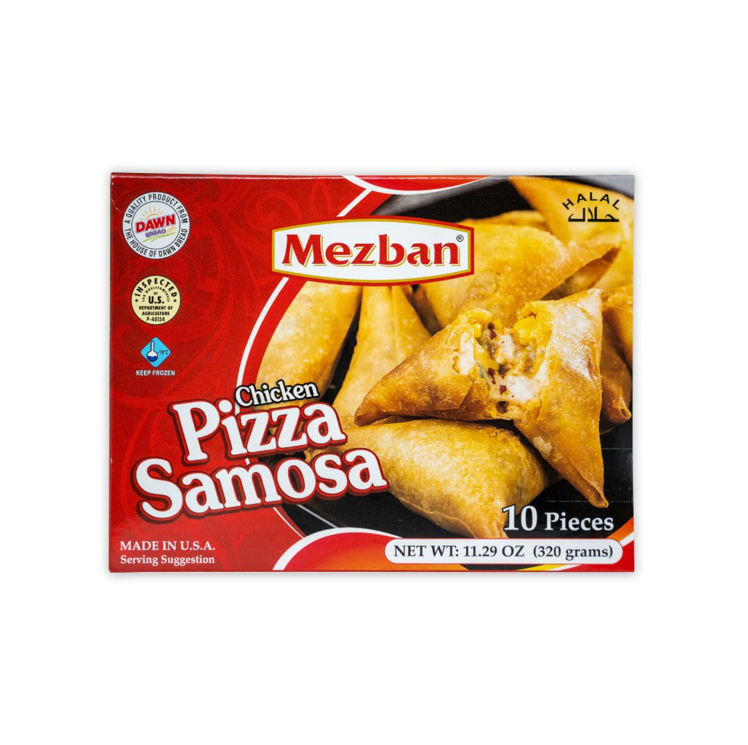 MEZBAN CHICKEN PIZZA SAMOSA