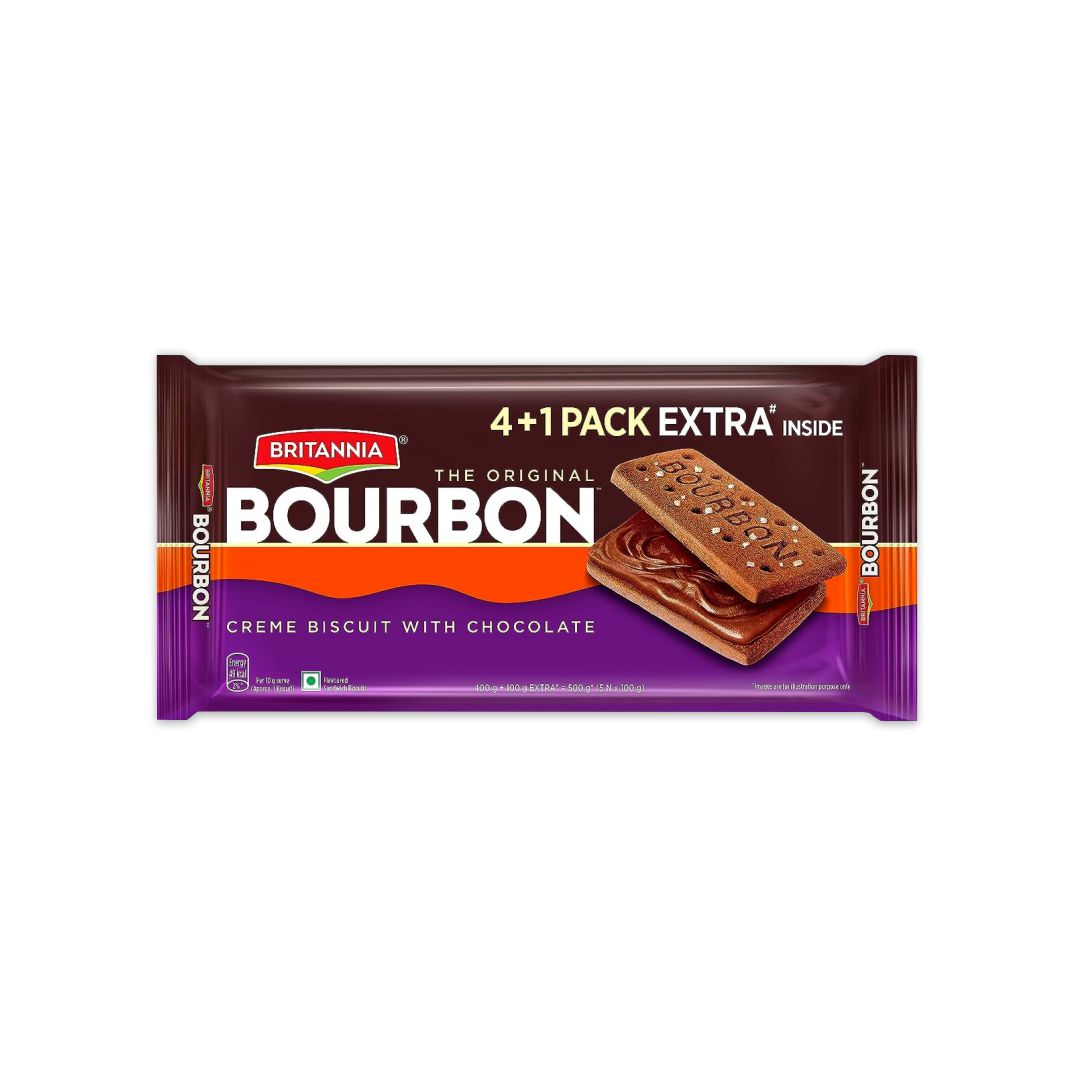 BRITANNIA BOURBON 4+1PACK EXTRA