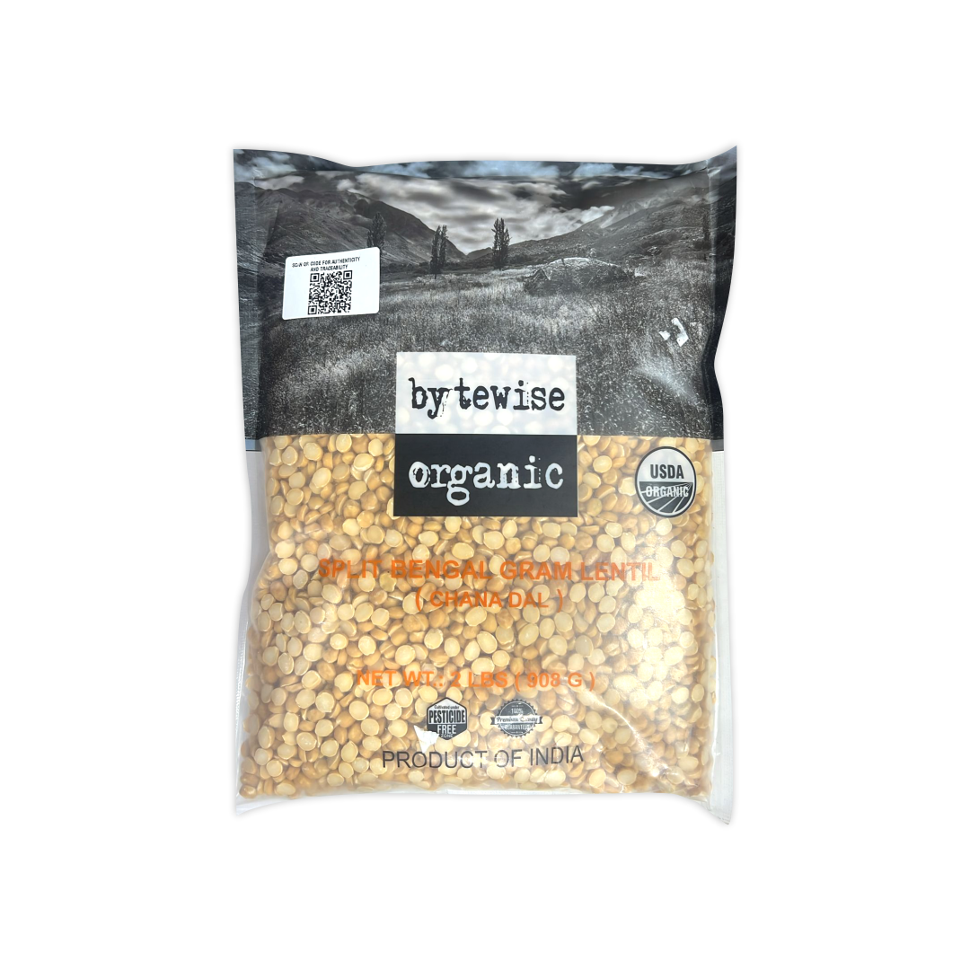 BYTEWISE ORGANIC SPLIT BENGAL GRAM LENTIL ( CHANA DAL)