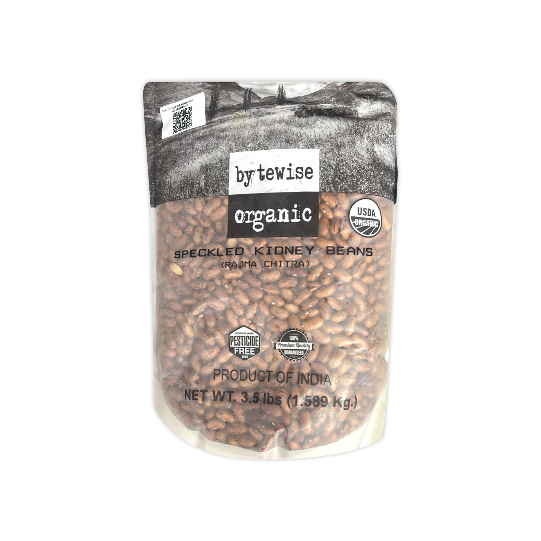 BYTEWISE ORGANIC SPECKLED KIDNEY BEANS (RAJMA CHITRA)