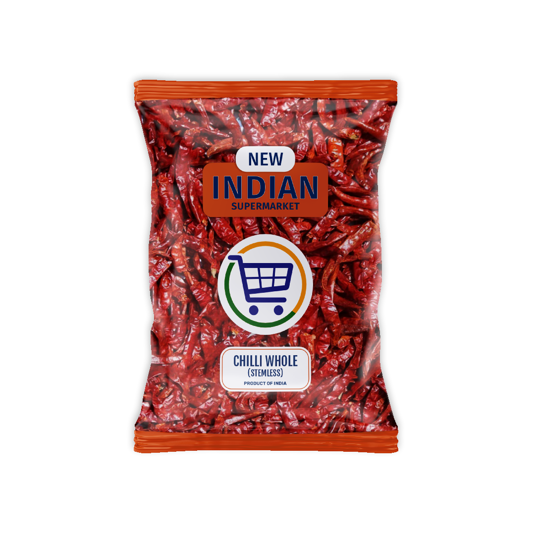 CHILLI WHOLE (STEMLESS) BY NEW INDIAN SUPERMARKET