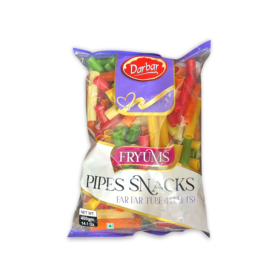 DARBAR FRYUMS PIPES SNACKS ( FAR FAR TUBE PELLETS )