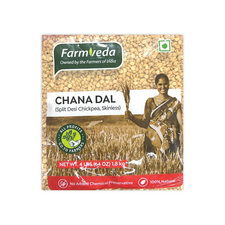 FARMVEDA CHANA DAL (SPLIT DESI CHICKPEA SKINLESS)