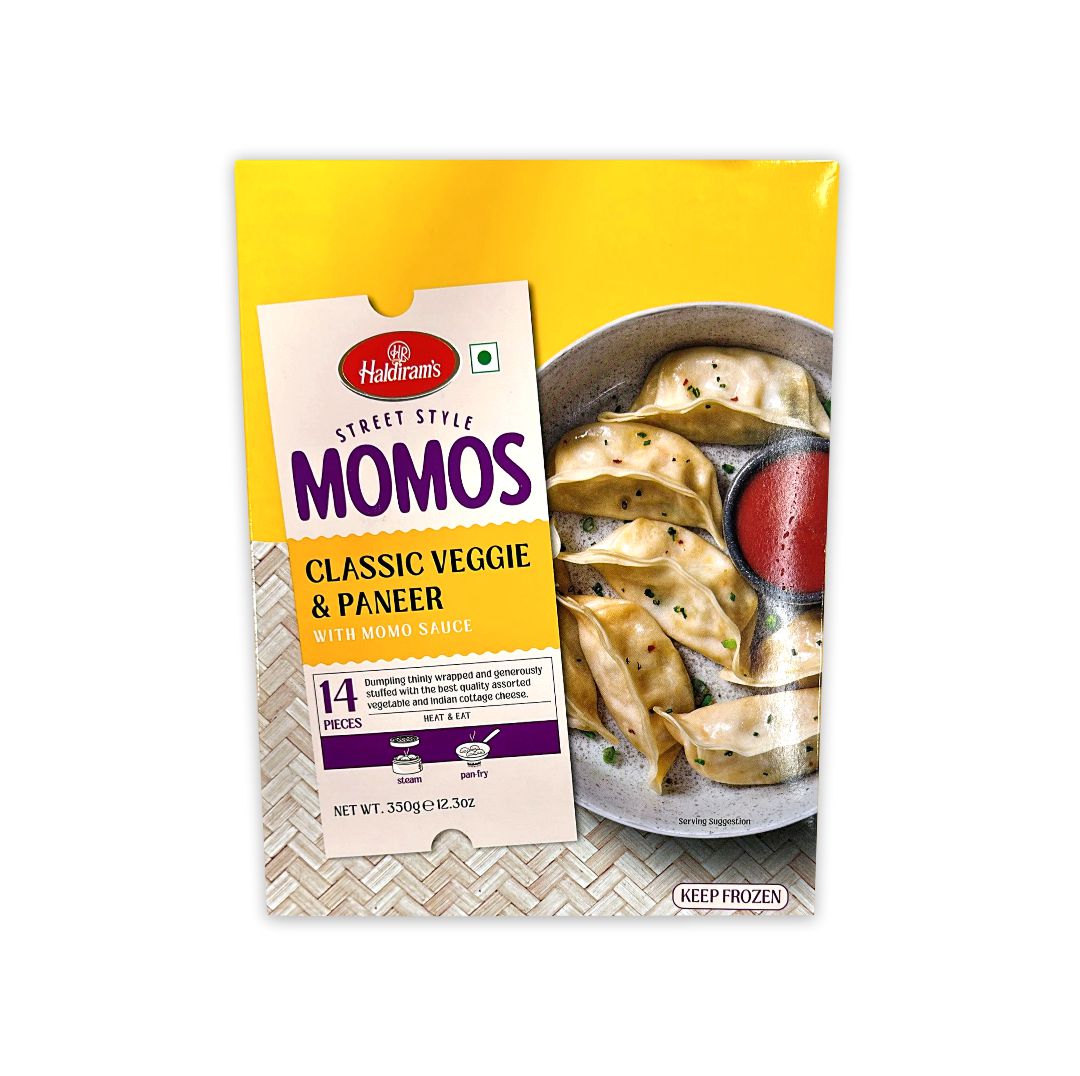 HALDIRAMS MOMOS CLASSIC VEGGIE & PANEER 14 PCS