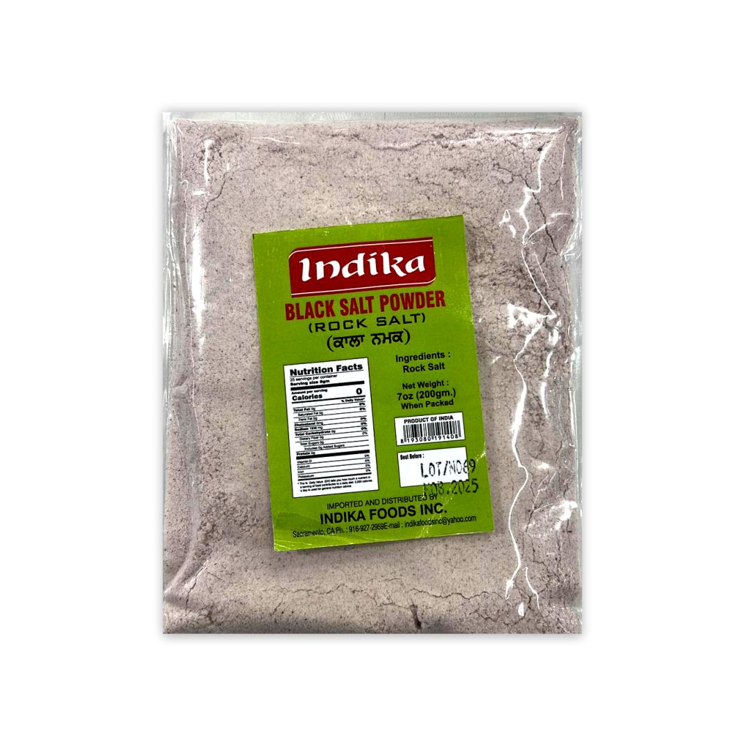 INDIKA BLACK SALT POWDER (ROCK SALT)