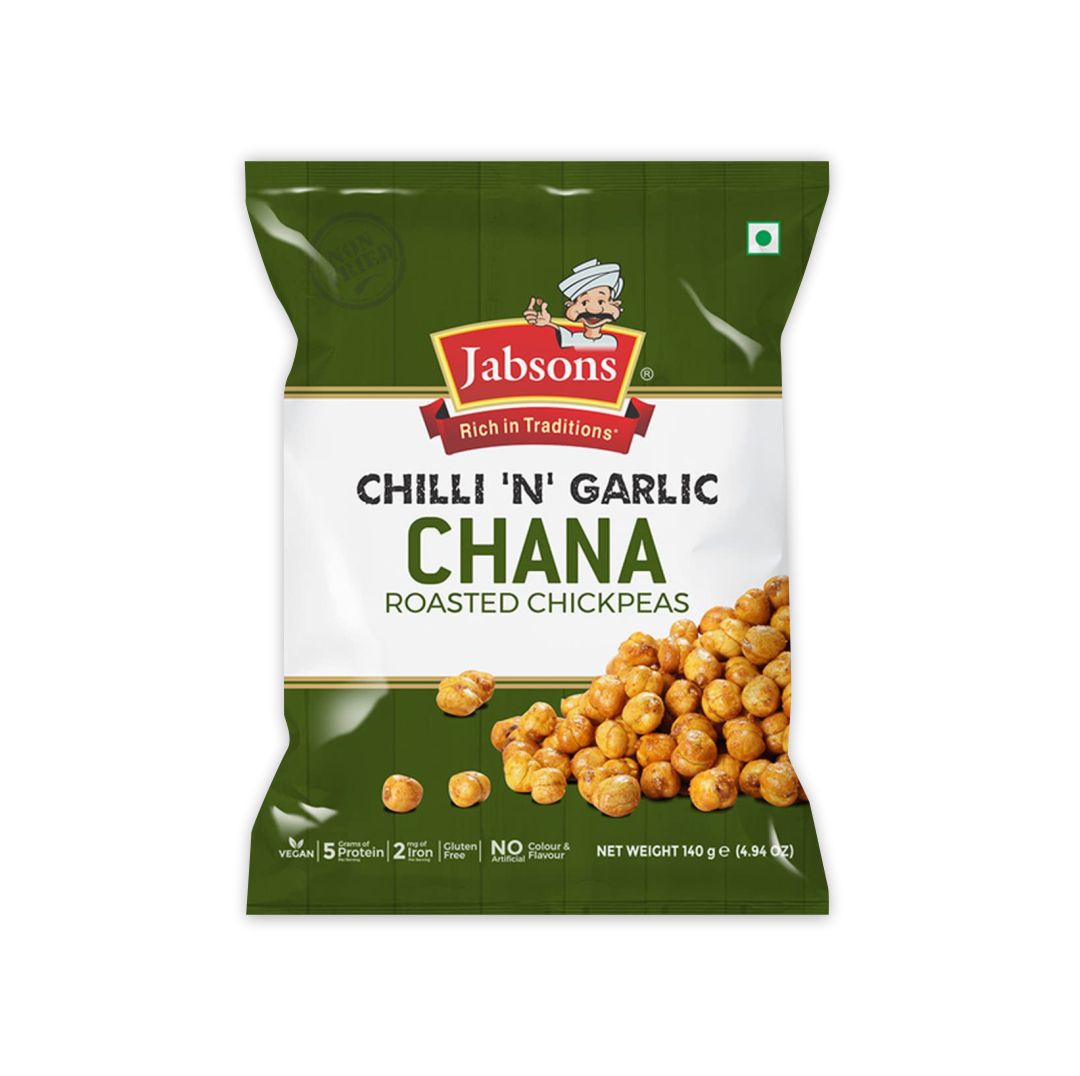 JABSONS CHILLI N GARLIC CHANA ROASTED CHICKPEAS