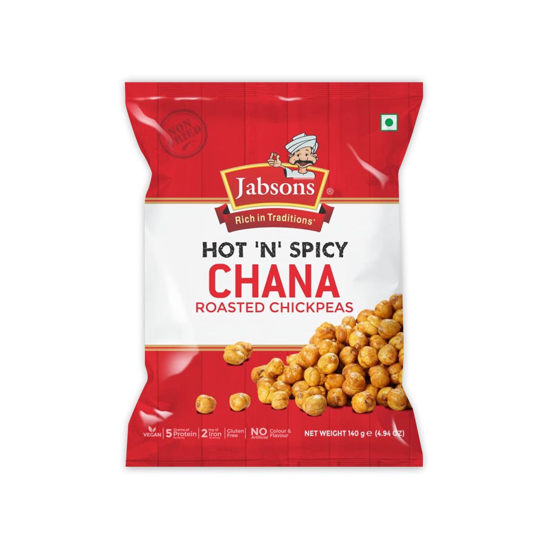 JABSONS HOT N SPICY CHANA ROASTED CHICKPEAS – New Indian