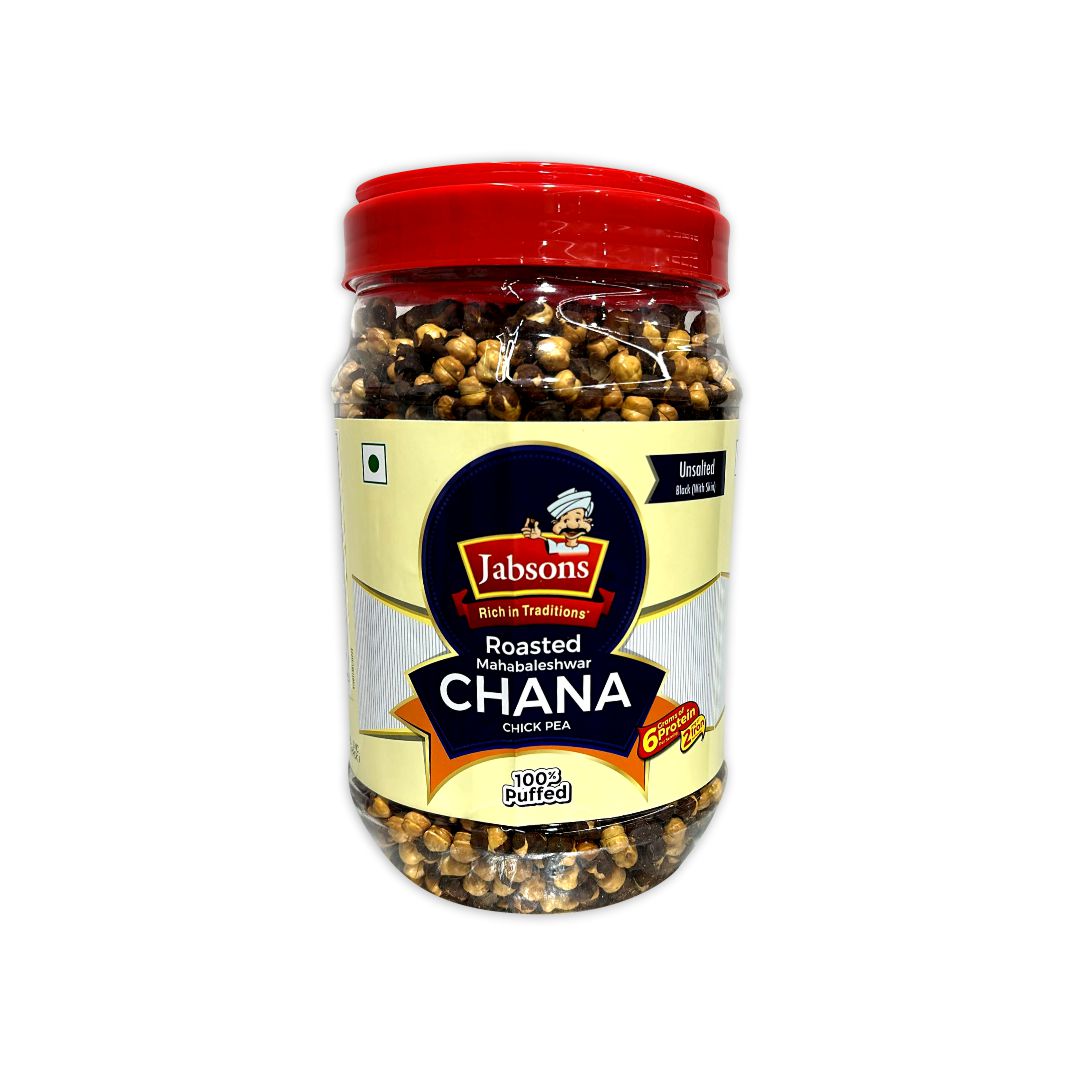 JABSONS ROASTED CHANA UNSALTED BLACK ( WITH SKIN )