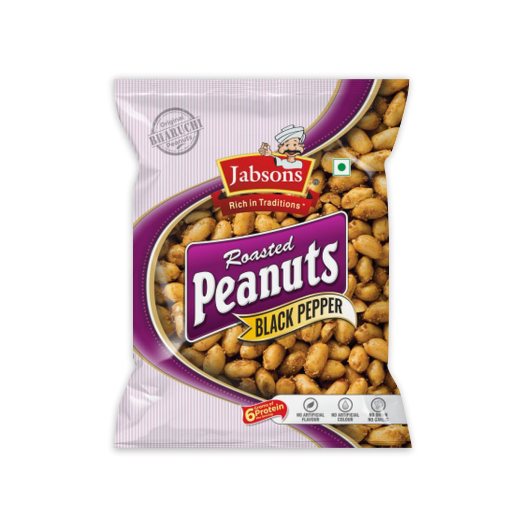 JABSONS ROASTED PEANUTS BLACK PEPPER