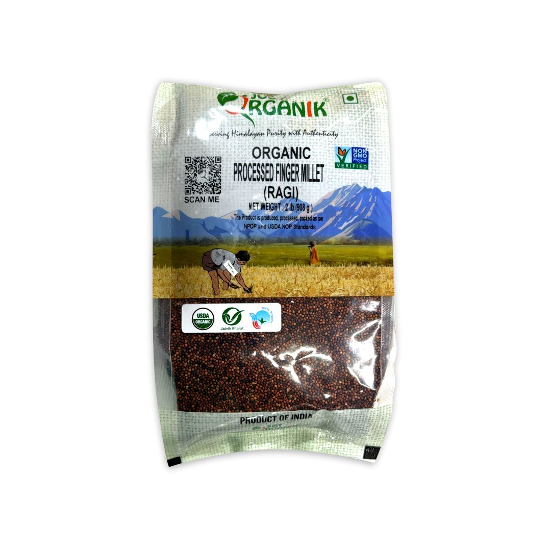 JUST ORGANIK PROCESSED FINGER MILLET (RAGI)