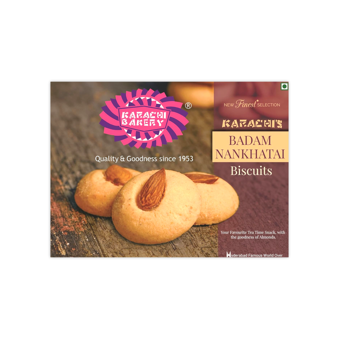 KARACHI BAKERY BADAM NANKHATAI BISCUITS