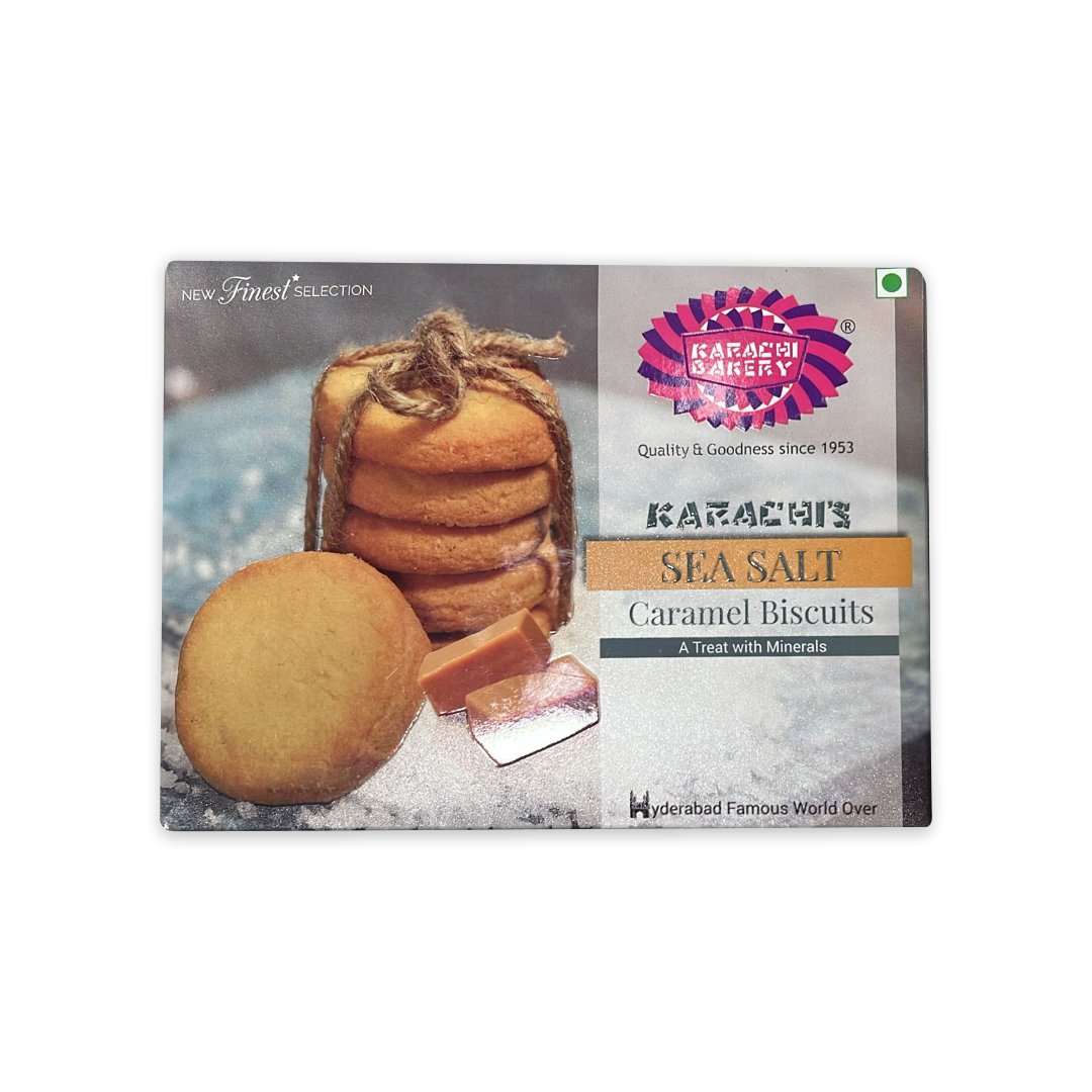 KARACHI BAKERY SEA SALT  CARAMEL BISCUITS