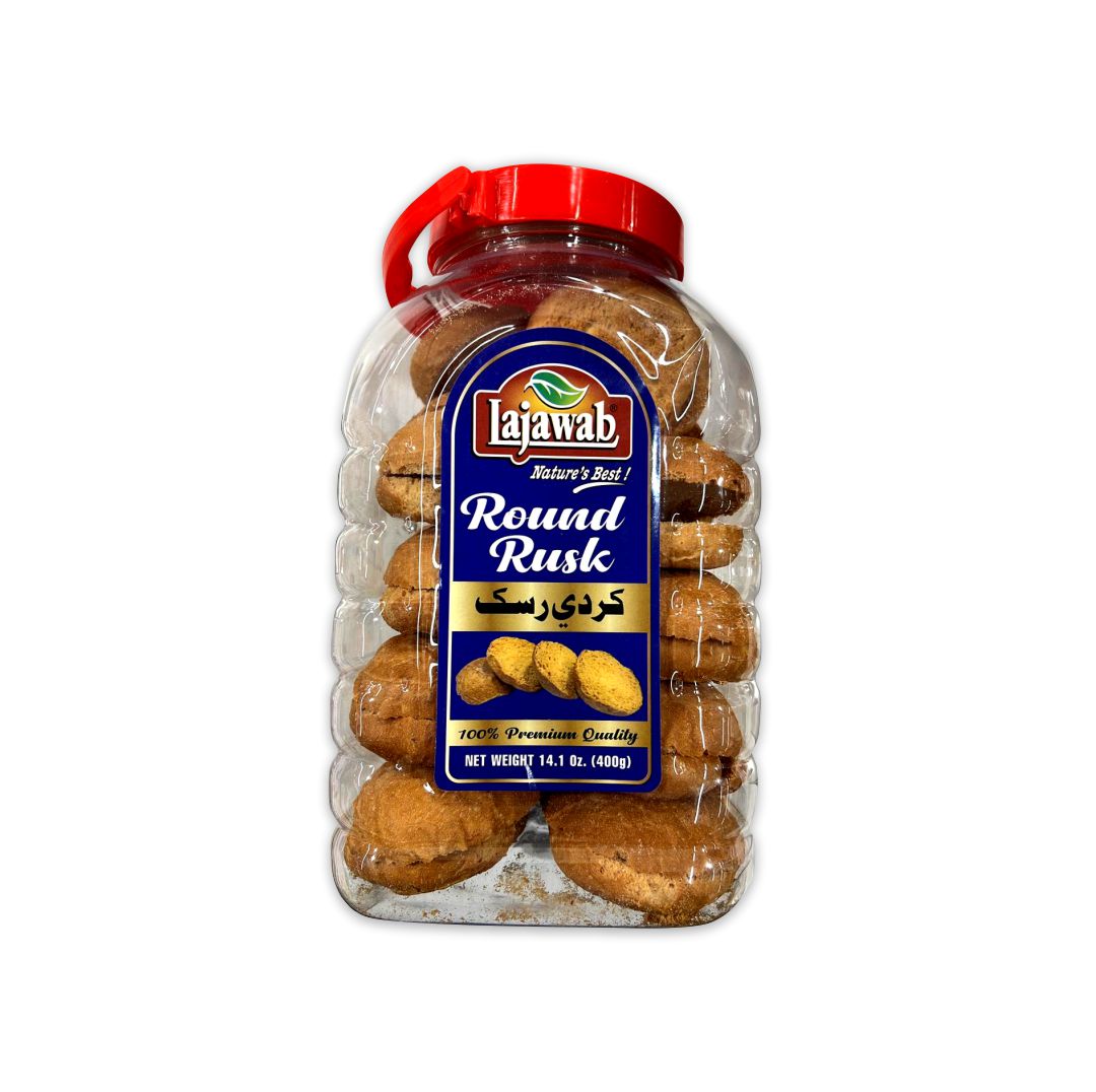 LAJAWAB NATURE S BEST ROUND RUSK – New Indian Supermarket, Tracy