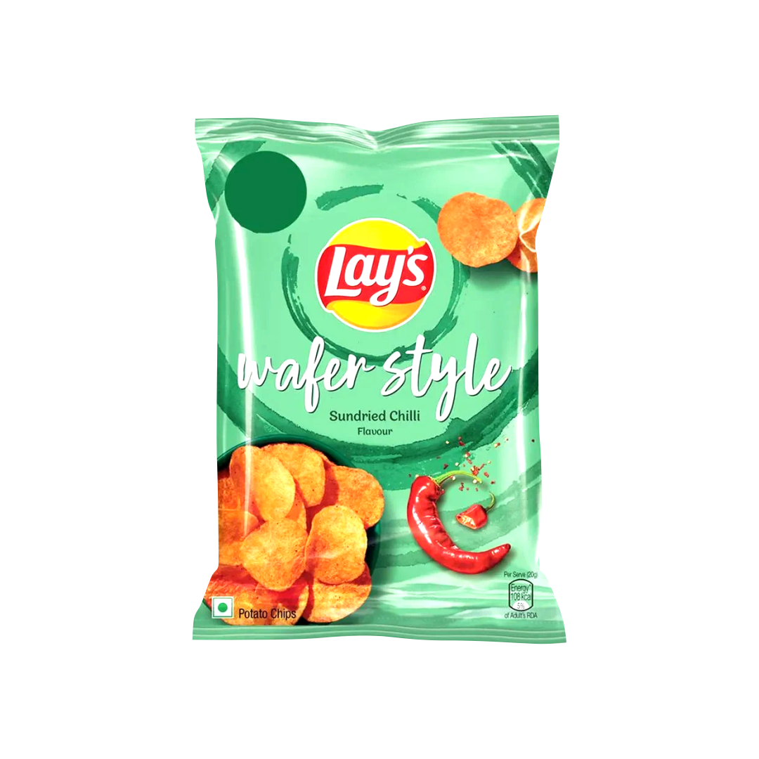 LAYS WAFER STYLE SUNDRIED CHILLI (FLOVOUR)
