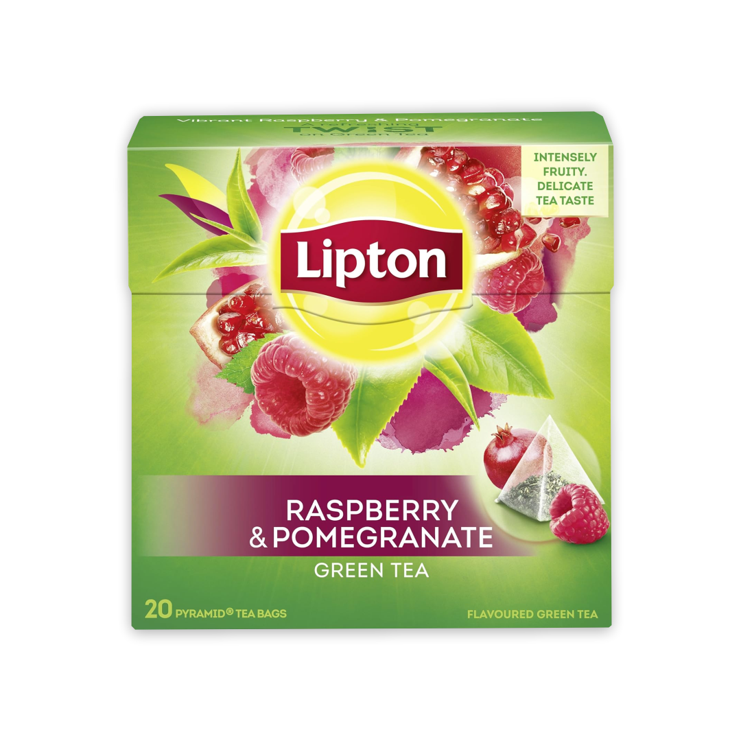 LIPTON RASPBERRY & POMEGRANATE GREEN TEA