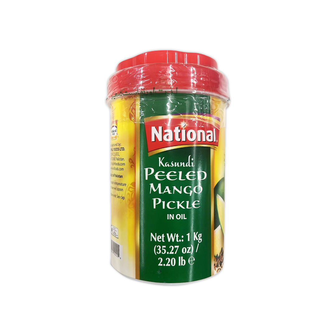 NATIONAL KASUNDI PEELED MANGO PICKLE IN OIL