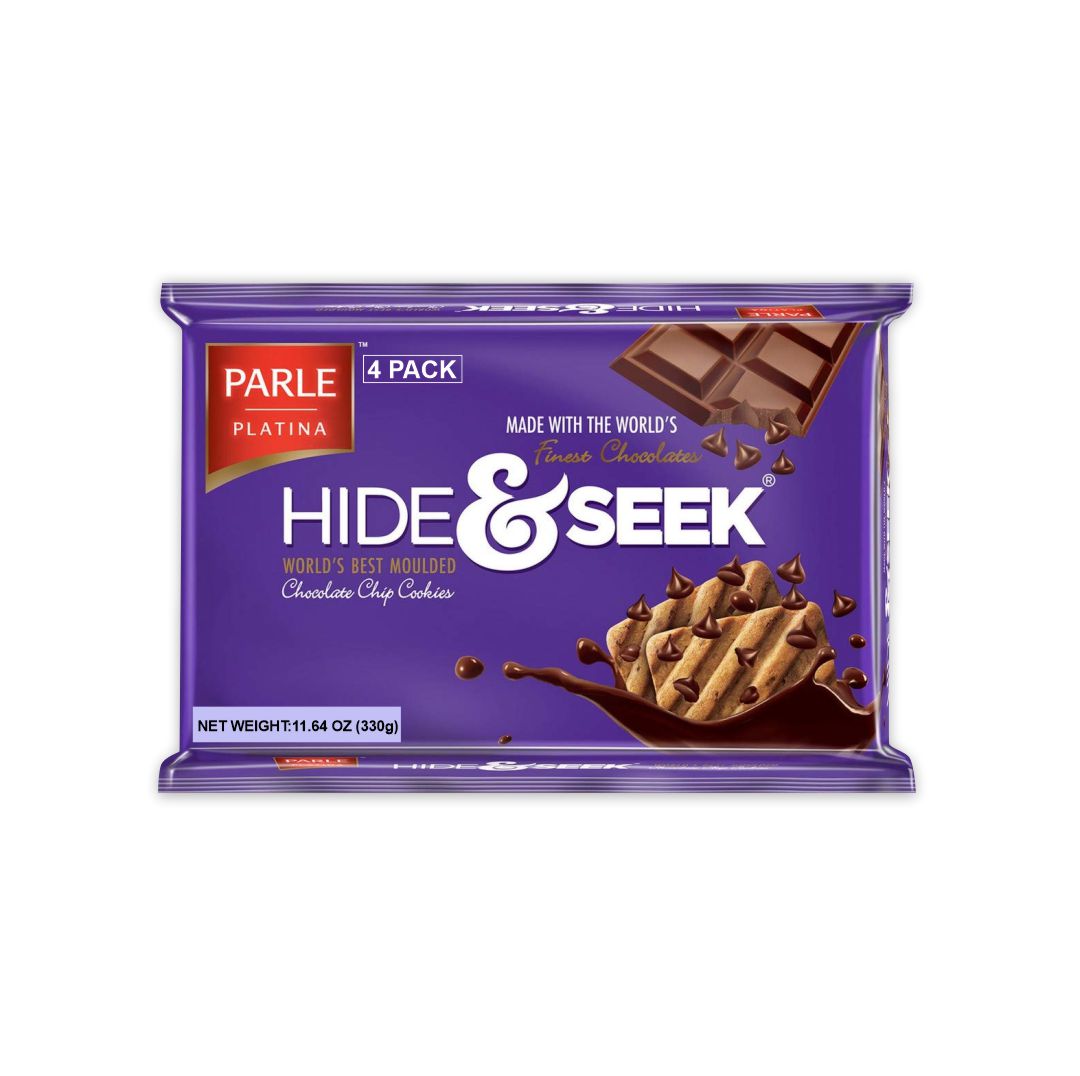 PARLE HIDE & SEEK CHOCOLATE CHIP COOKIES 4 PACK