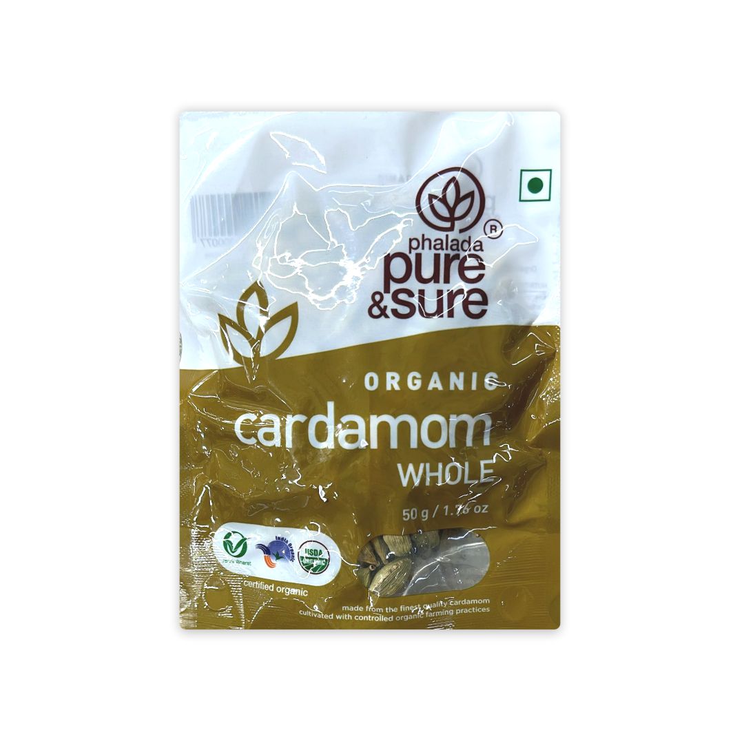 PHALADA PURE & SURE ORGANIC CARDAMOM WHOLE