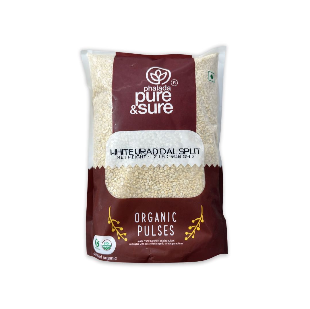 PHALADA PURE & SURE ORGANIC WHITE URAD DAL SPLIT