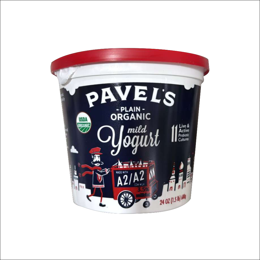 Pavel's Plain Organic A2 Mild Yogurt