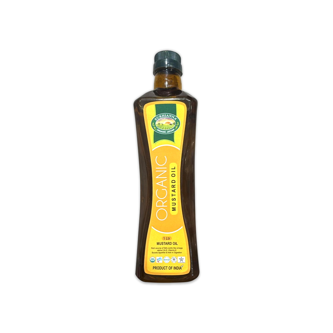 SUKHIANNA ORGANIC MUSTARD OIL 1 LTR