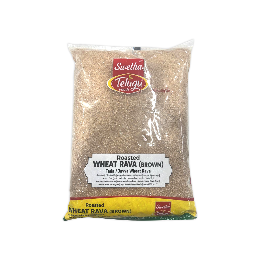 SWETHA ROASTED WHEAT RAVA ( BROWN ) – New Indian Supermarket, Tracy